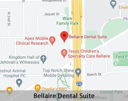 Map image for Full Mouth Reconstruction in Bellaire, TX